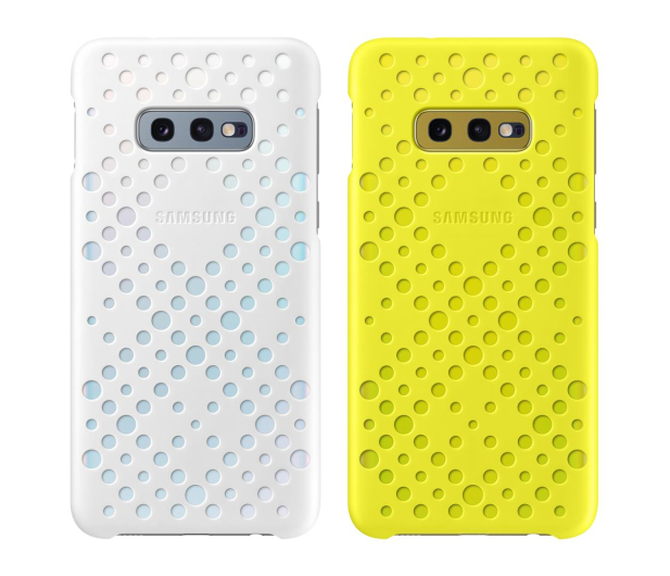 Etui Pattern Cover do Samsung Galaxy S10 E bialozólte - 478341 - zdjęcie